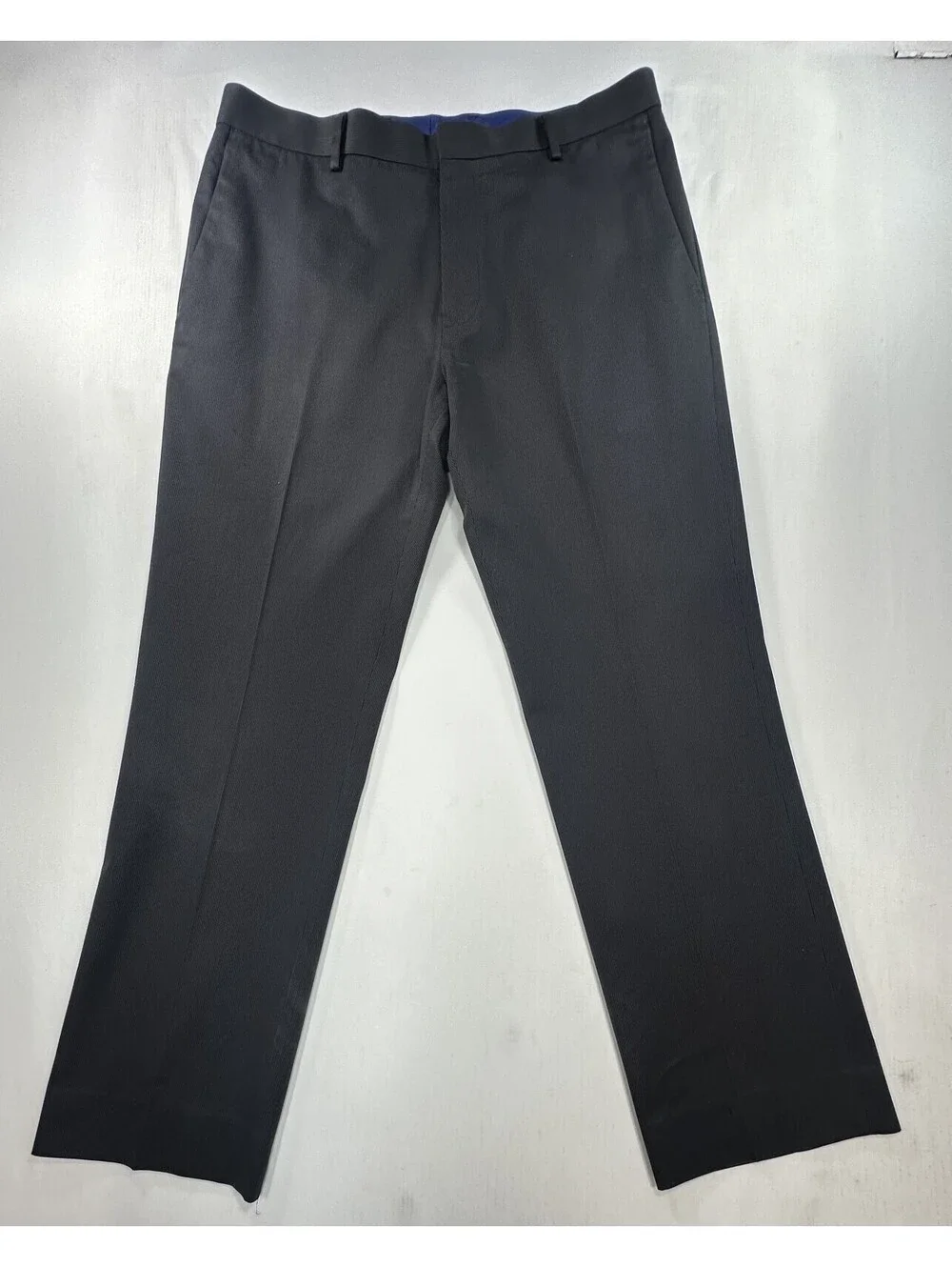 Banana Republic Non-Iron Slim Dress Pants Black Men 33/30